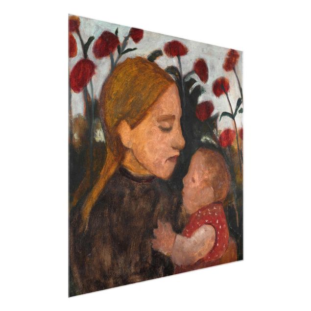 Wandbilder Paula Modersohn-Becker - Junge Frau mit Kind
