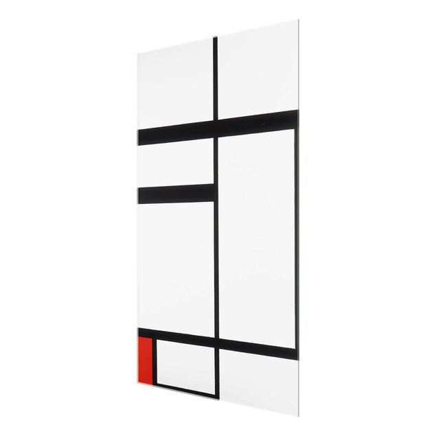 Bilder Piet Mondrian Piet Mondrian - Komposition Rot Schwarz Weiß