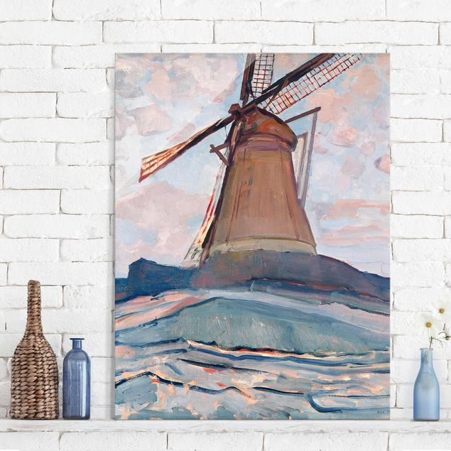 Abstrakte Bilder Piet Mondrian - Windmühle