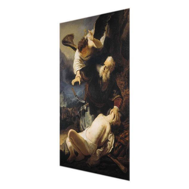 Wandbilder Kunstdruck Rembrandt van Rijn - Die Opferung Isaaks