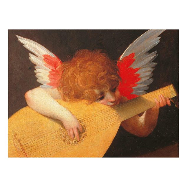 Wandbilder Kunstdruck Rosso Fiorentino - Musizierender Engel