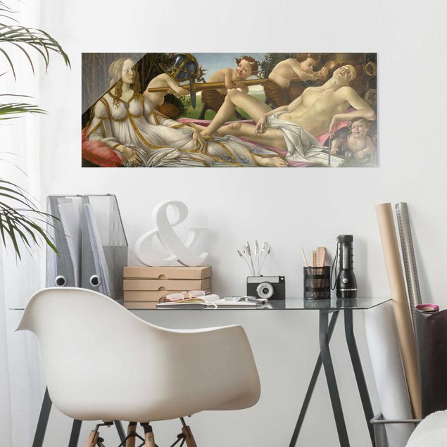 Schöne Wandbilder Sandro Botticelli - Venus und Mars