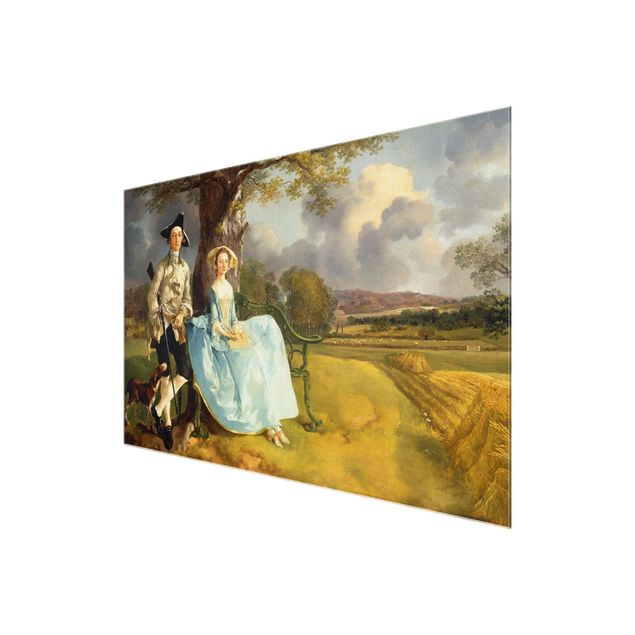 Wandbilder Kunstdruck Thomas Gainsborough - Das Ehepaar Andrews