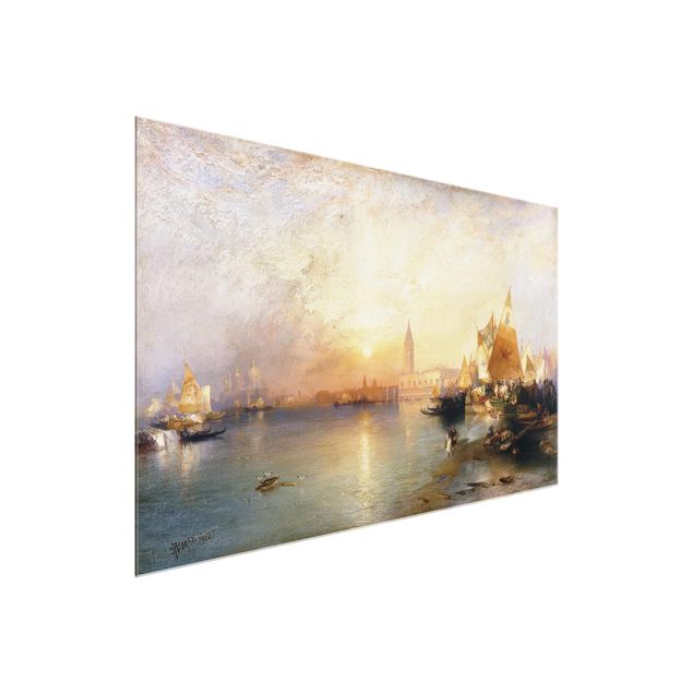 Wandbilder Thomas Moran - Venedig bei Sonnenuntergang