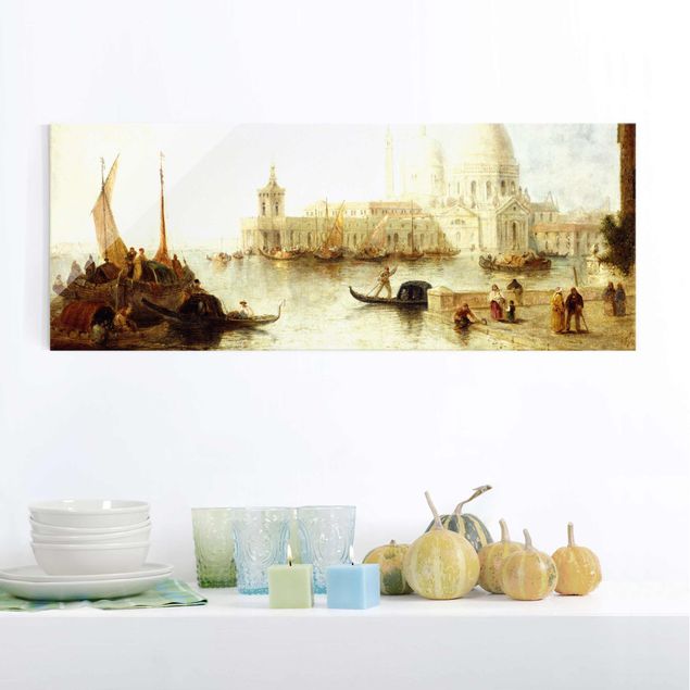 Wandbilder Glas XXL Thomas Moran - Venedig II
