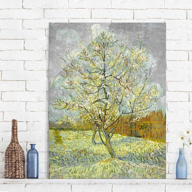Kunstdrucke Impressionismus Vincent van Gogh - Pfirsichbaum rosa