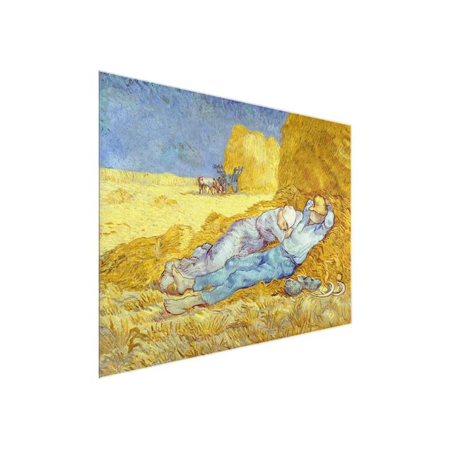 XXL Glasbilder Vincent van Gogh - Das Mittagsschläfchen