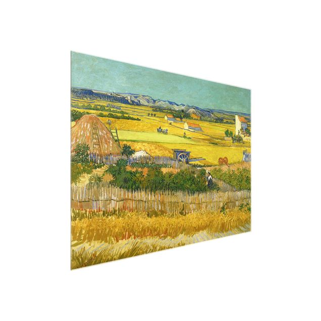 Wandbilder Glas XXL Vincent van Gogh - Die Ernte