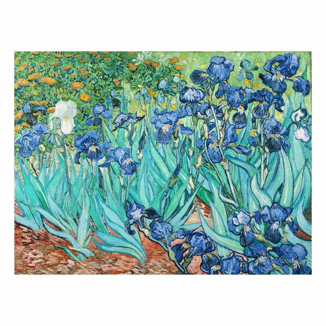 Glasbild Blumen Vincent van Gogh - Iris