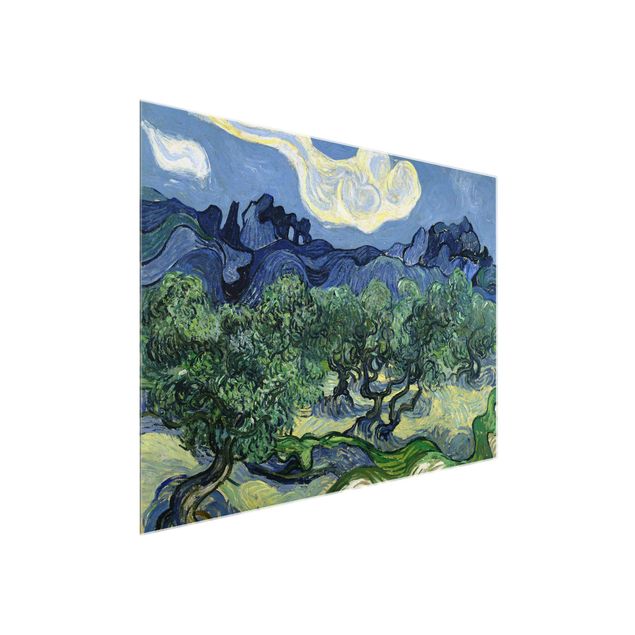 Glasbilder XXL Vincent van Gogh - Olivenbäume