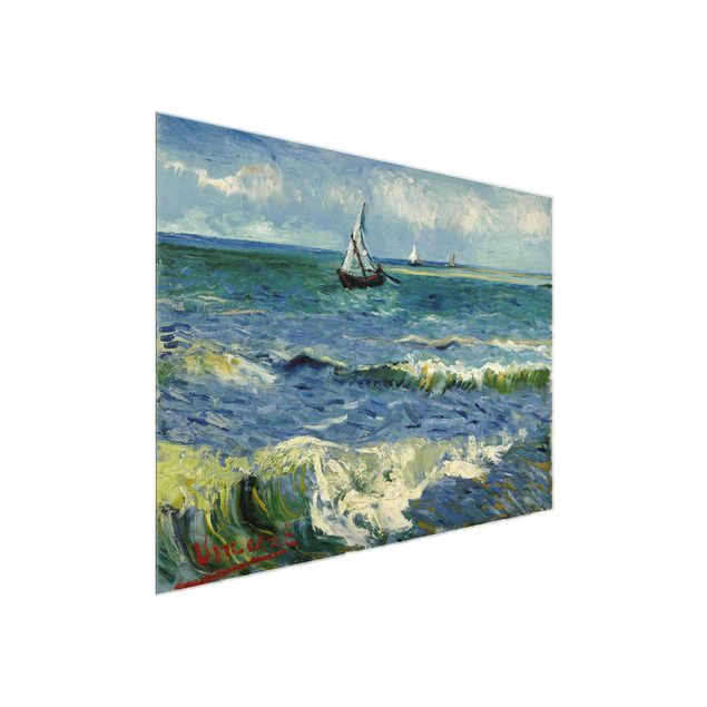 Glasbild See Vincent van Gogh - Seelandschaft