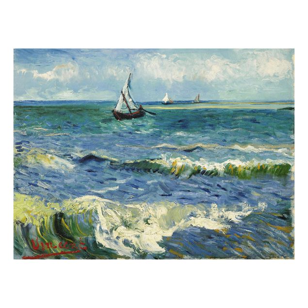 Glasbilder Strand Vincent van Gogh - Seelandschaft
