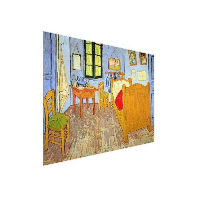 XXL Glasbilder Vincent van Gogh - Schlafzimmer in Arles