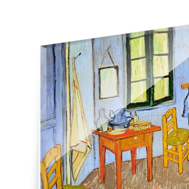 Bilder auf Glas Vincent van Gogh - Schlafzimmer in Arles