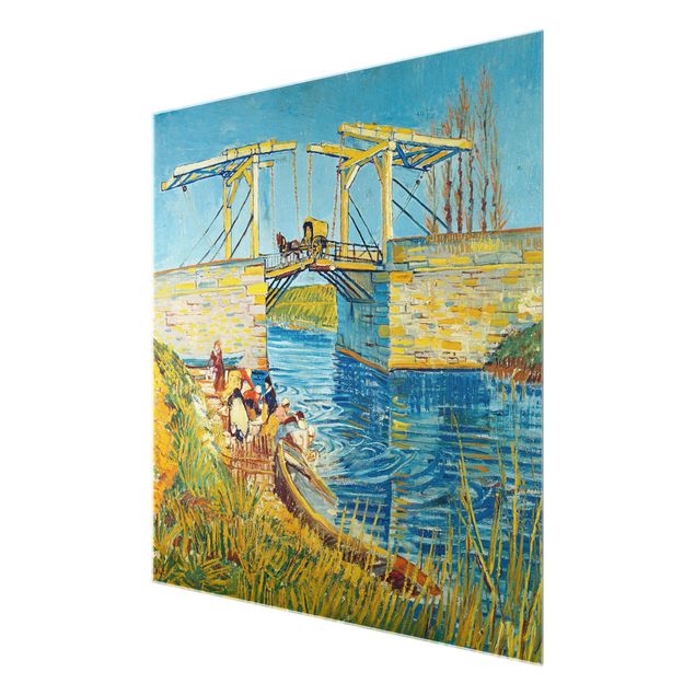 Wandbilder Vincent van Gogh - Zugbrücke in Arles