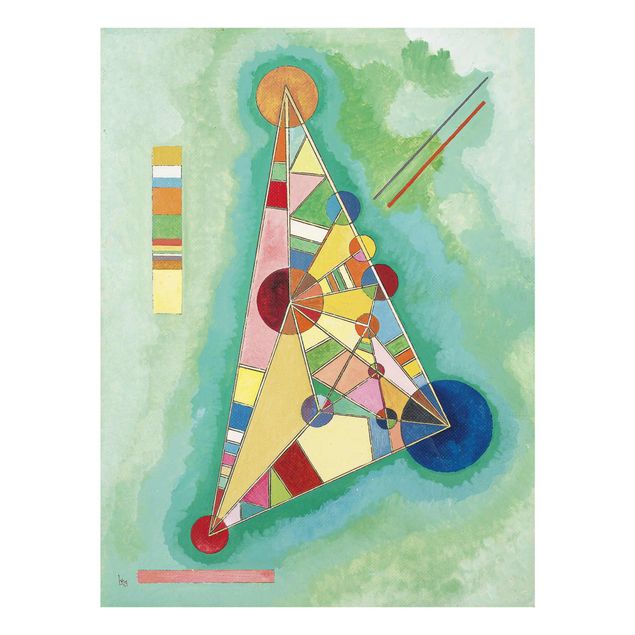 Abstrakte Glasbilder Wassily Kandinsky - Dreieck