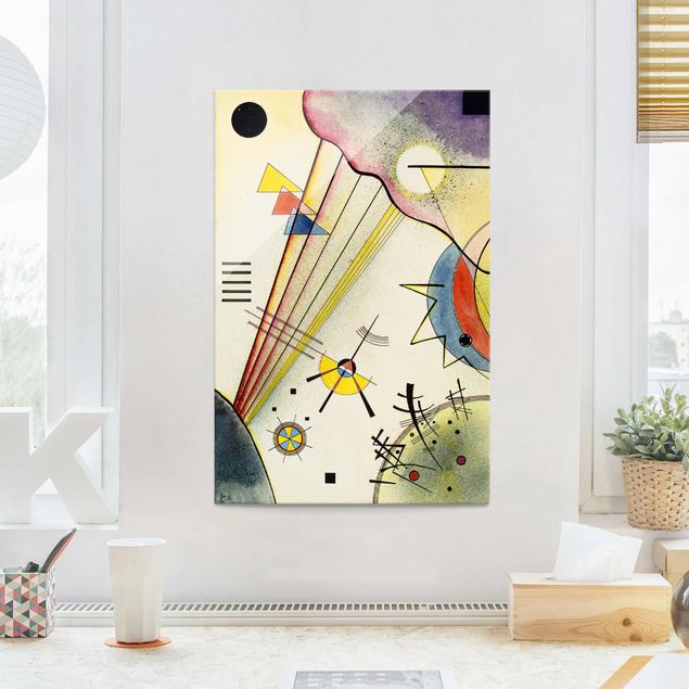 Kunstdruck Expressionismus Wassily Kandinsky - Deutliche Verbindung