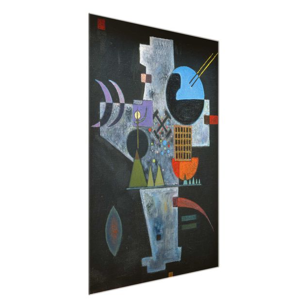 XXL Glasbilder Wassily Kandinsky - Kreuzform