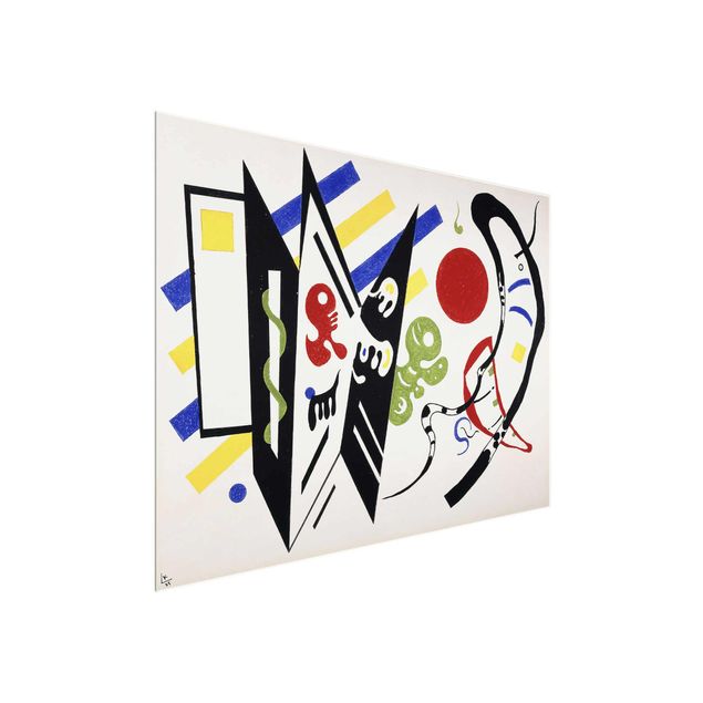 Wandbilder Glas XXL Wassily Kandinsky - Reciproque
