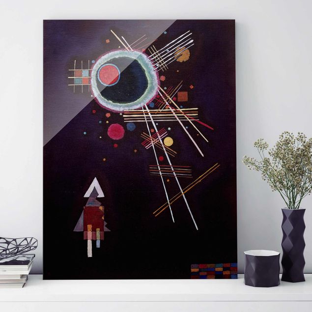 Abstrakte Kunst Bilder Wassily Kandinsky - Strahlenlinien