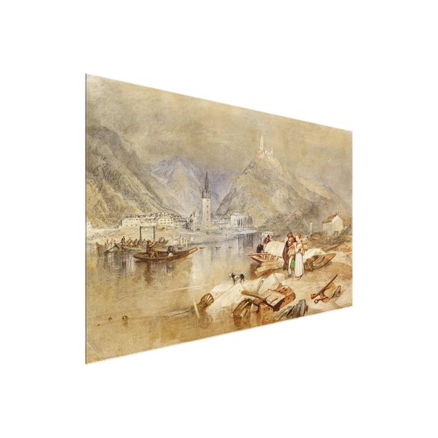 Glasbild Landschaften William Turner - Bernkastel an der Mosel