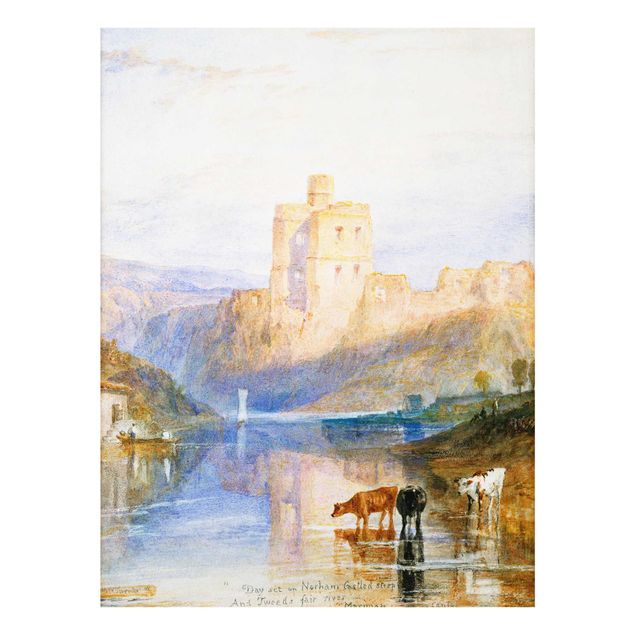 Schöne Wandbilder William Turner - Norham Castle