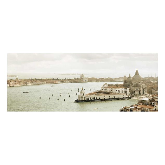 Glasbild - Lagune von Venedig - Panorama Quer