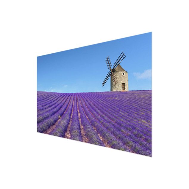 Glasbild - Lavendelduft in der Provence - Quer 3:2