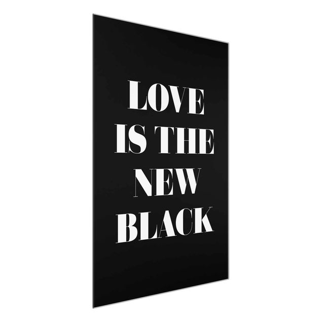 Wandbilder Love is the new black