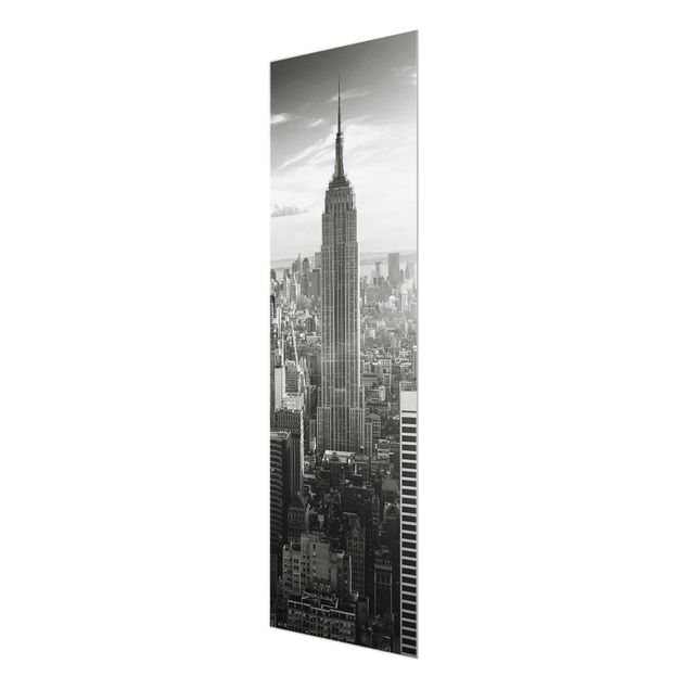 Glasbilder Manhattan Skyline
