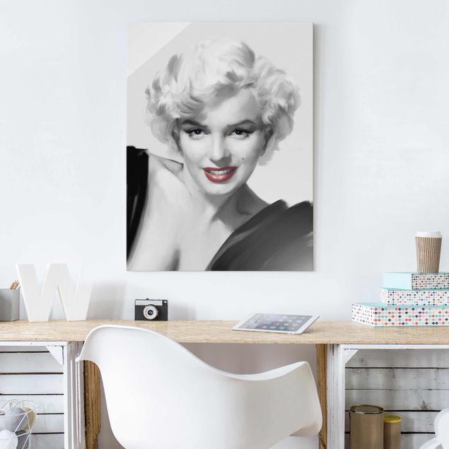 Wandbilder Marilyn auf Sofa