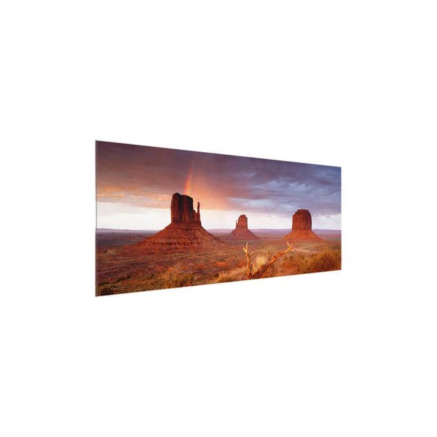 Schöne Wandbilder Monument Valley bei Sonnenuntergang