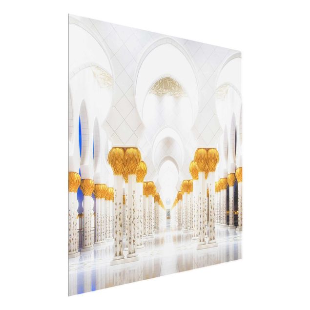 Bilder für die Wand Moschee in Gold