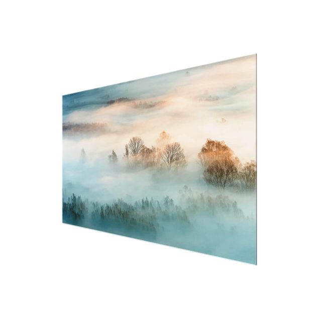 Wandbilder Nebel bei Sonnenaufgang