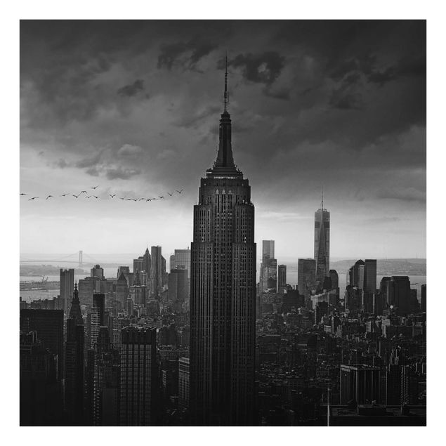 Glasbilder New York Rockefeller View