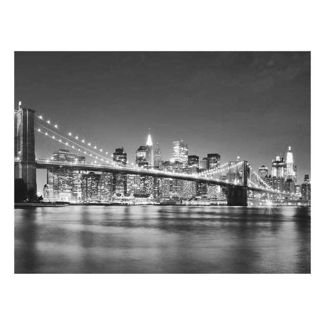 Wandbilder Nighttime Manhattan Bridge II