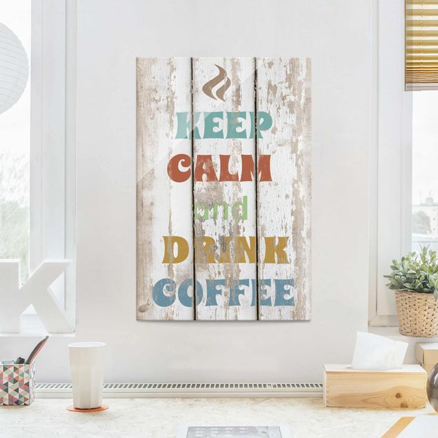 Glasbilder mit Spruch No.RS184 Drink Coffee