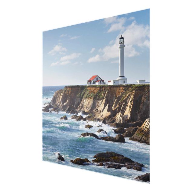 Glasbilder Point Arena Lighthouse Kalifornien