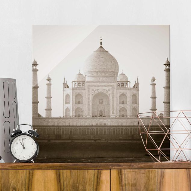 Glasbilder XXL Taj Mahal