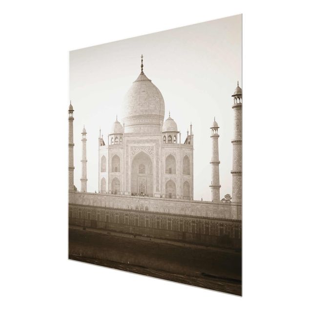 Glasbild - Taj Mahal - Quadrat 1:1