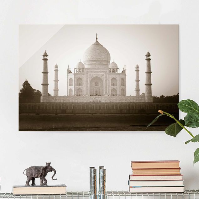 Wandbilder Glas XXL Taj Mahal