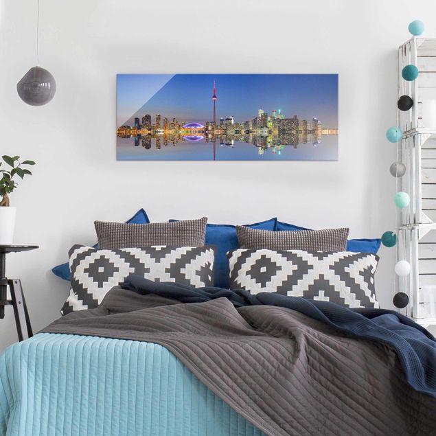 Bilder für die Wand Toronto City Skyline vor Lake Ontario