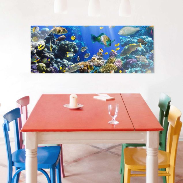 Glasbilder XXL Underwater Reef