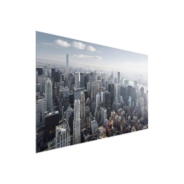 Glasbilder Upper Manhattan New York City