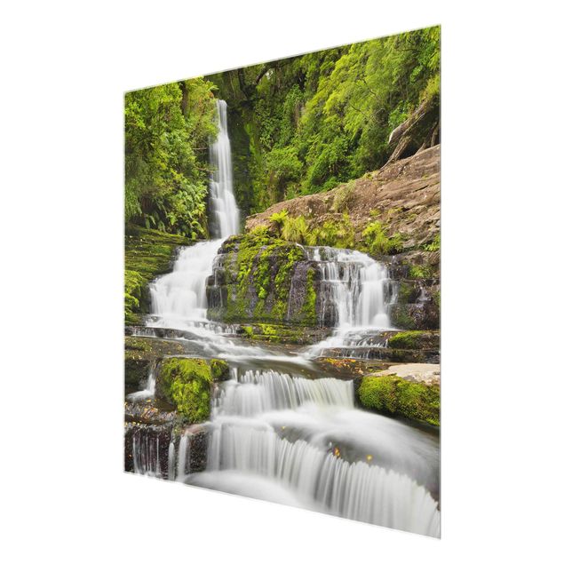 Schöne Wandbilder Upper McLean Falls in Neuseeland