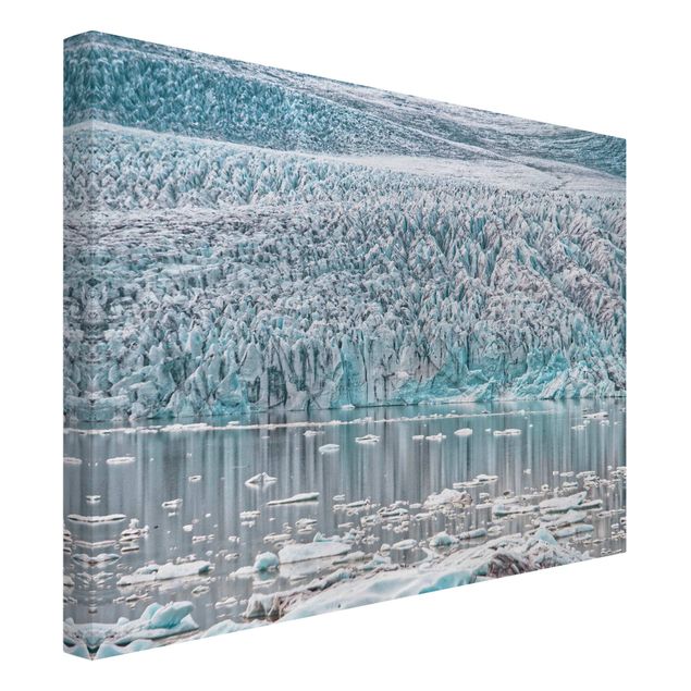Leinwandbild - Gletscher auf Island - Querformat 4:3