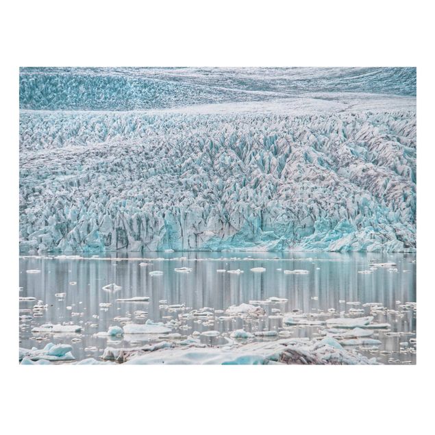 Leinwandbild - Gletscher auf Island - Querformat 4:3