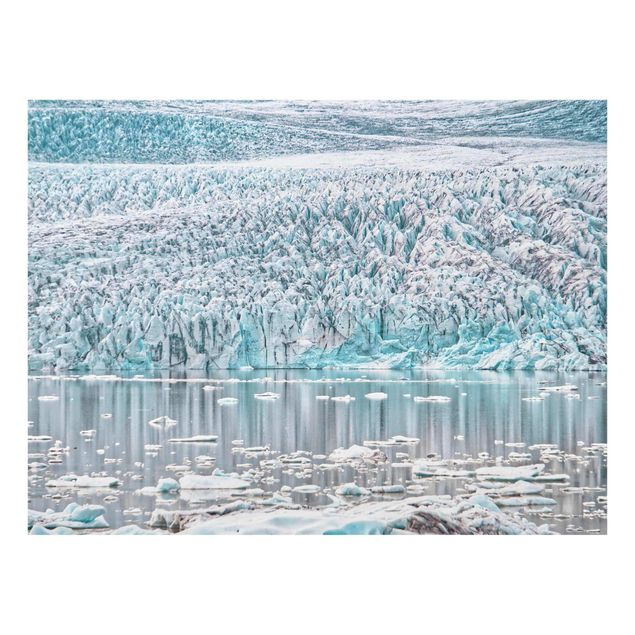 Bilder auf Glas Gletscher auf Island