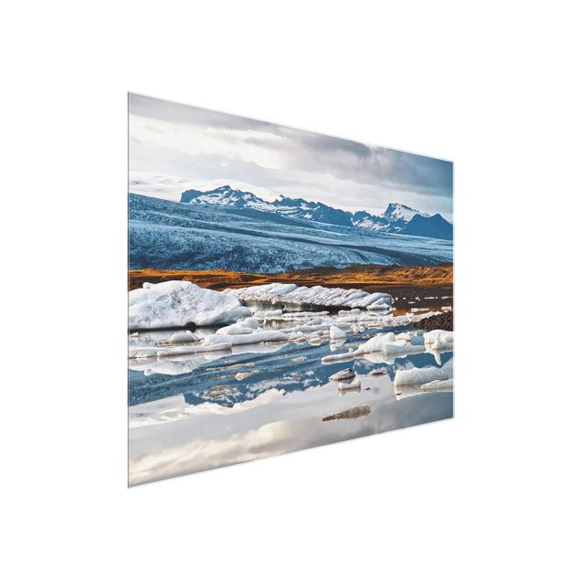 Schöne Wandbilder Gletscherlagune