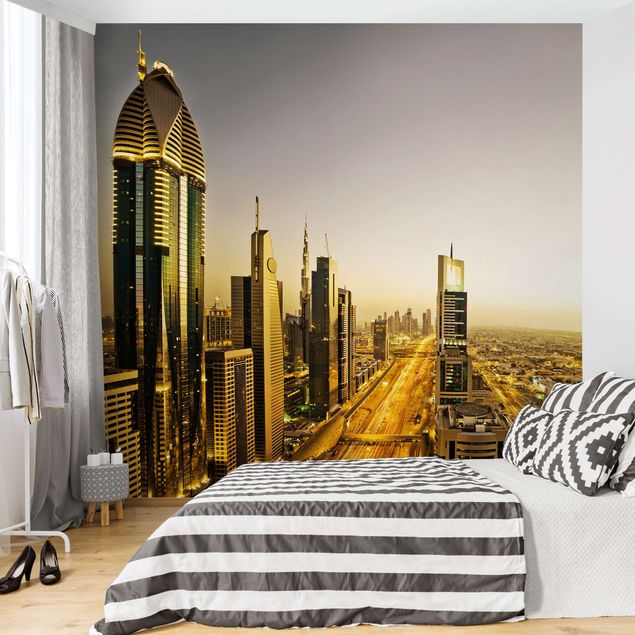 Fototapete gelb Goldenes Dubai
